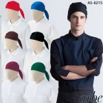 スカーフキャップ アルべ arbe AS-6215 【男女兼用】カフェ 飲食店 サービス業 制服 レストラン ユニフォーム【メール便送料無料】|アクセサリー|飲食系ウエア