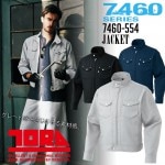 寅壱 ライダースジャケット キューブ柄 7460-554 作業服 作業着 とらいち 7460シリーズ|メーカー別で探す|作業服・ユニフォーム