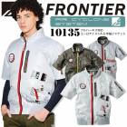空調作業服 アイズフロンティア 半袖 ユーロテイスト ジャケット 10135 フルハーネス対応【服のみ】メンズ 作業着 I'Z FRONTIER|タイプ別で探す|作業服・ユニフォーム