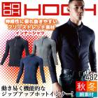 長袖インナーシャツ 冬用 村上被服 482 インナーウェア ジップシャツ 消臭 吸湿発熱 保温性 ストレッチ 秋冬 コンプレッション スポーツ 作業着 作業服 HOOH 鳳皇【メール便送料無料】|イン