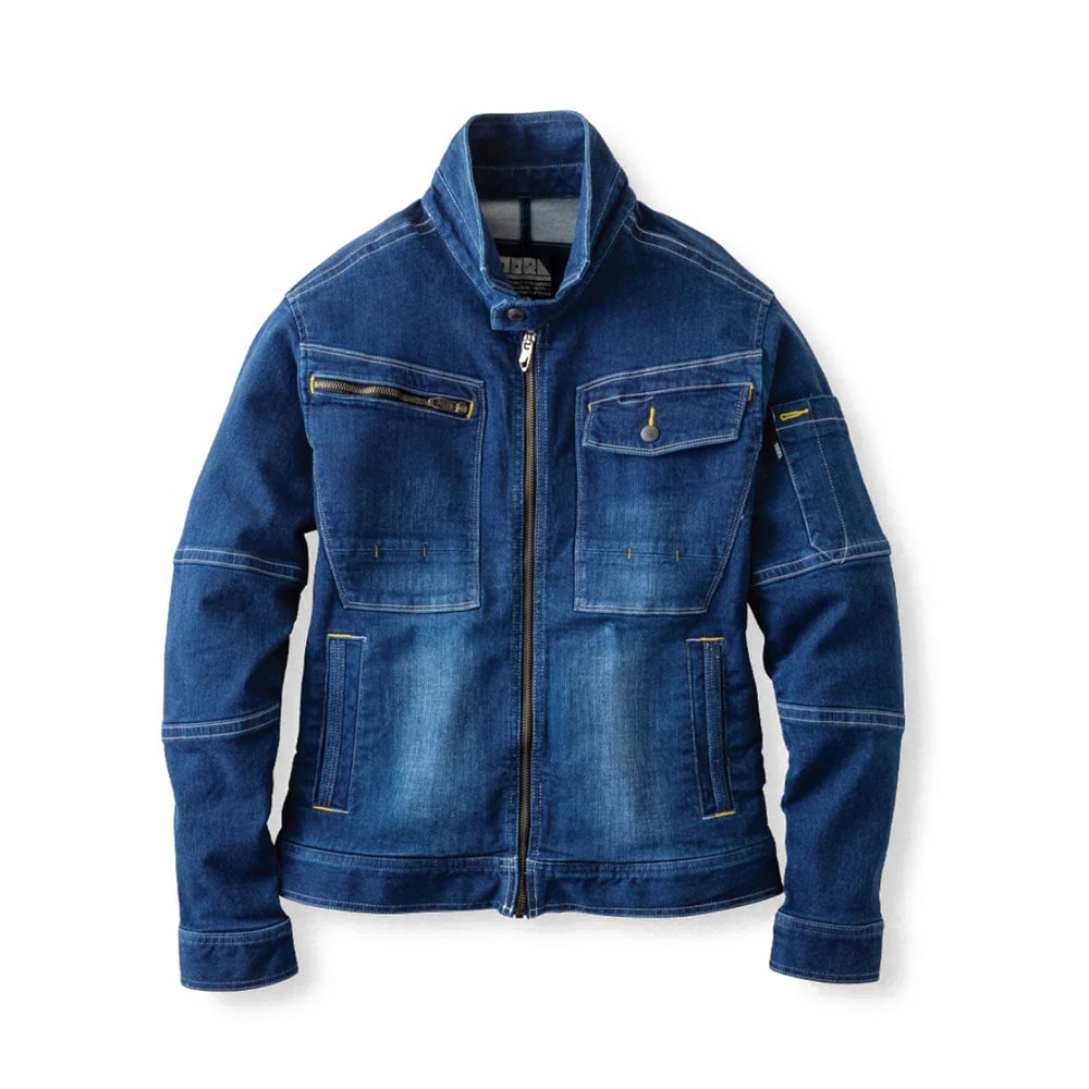 ゲリラ　即完　DIESEL ハイブリーチライトブルー ZIPデニムジャケット　Ｌ ゲリラ 即完 DIESEL ハイブリーチライトブルー ZIPデニム