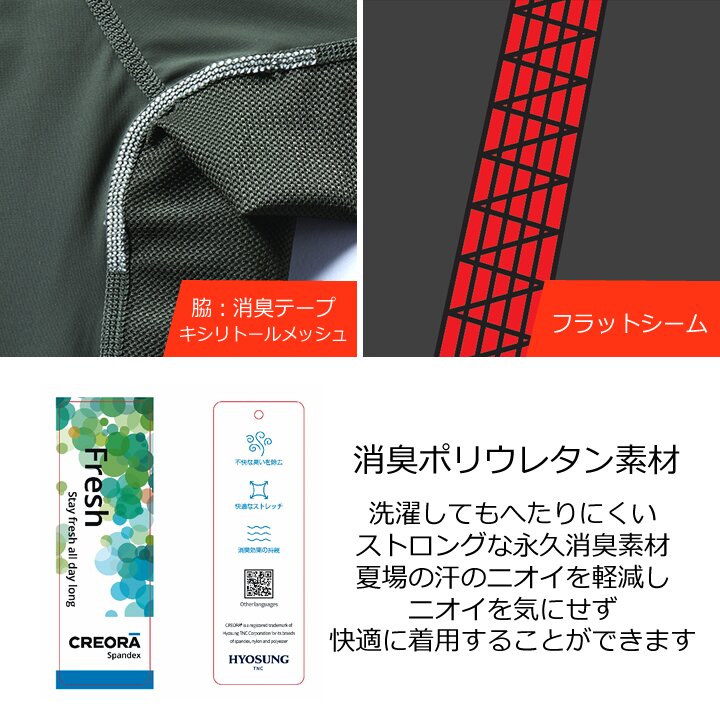 【即日発送】バートル 2026年 インナーシャツ 4105 吸汗速乾 超接触冷感 キシリトール ひんやり UVカット 消臭 4WAY アイスフィットアンダーシャツ 半袖 春夏 ストレッチ コンプレッション 男女兼用 スポーツ 作業服 作業着 BURTLE