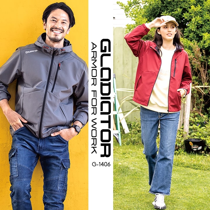 ウインドブレーカー ストレッチパーカー 防風 防寒