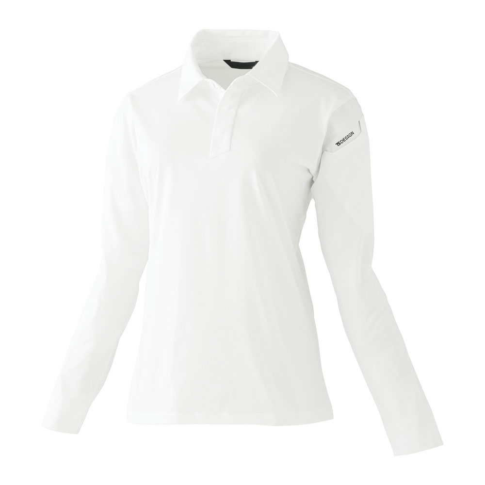 8 YARDS 長袖ポロシャツ レディース muzimuzii00169_model1_l.jpg