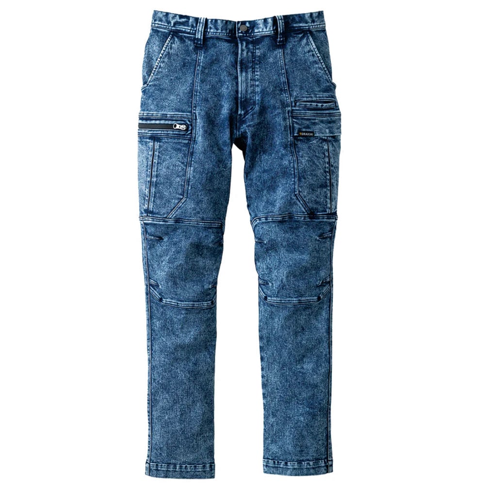 寅壱 デニム カーゴパンツ 8922-219 秋冬 作業服 作業着 ズボン