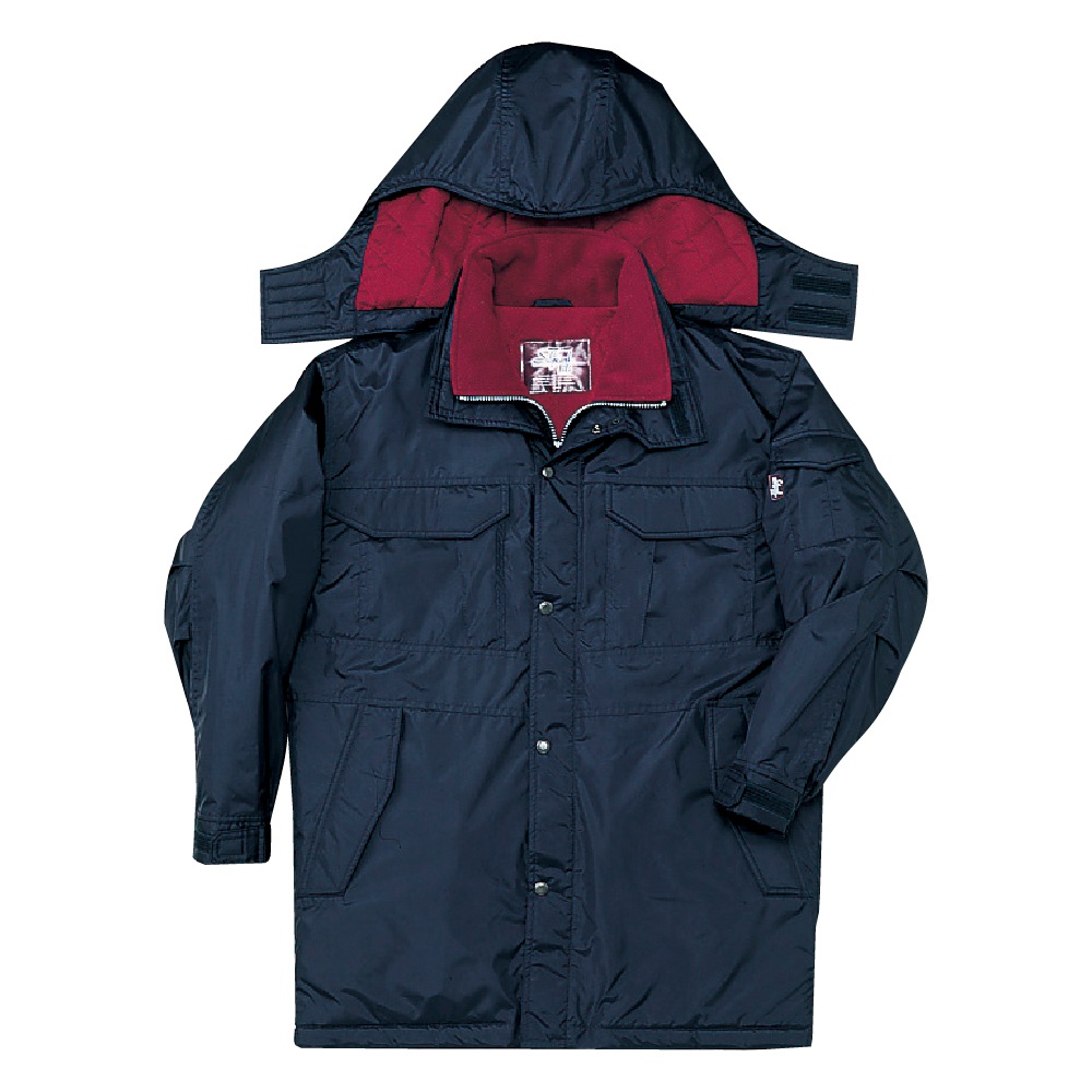 自重堂 防水防寒コート 48163 防寒着 防寒服 作業服 作業着 フード付き 48160シリーズ