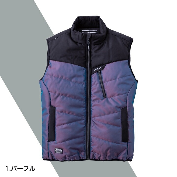 【即日発送】寅壱 防寒ベスト アウトフィットベスト 2587-602 撥水 秋冬 保温 2587シリーズ 防寒服 防寒着 作業服 作業着 