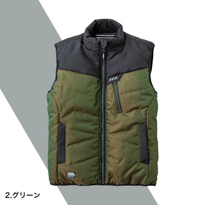 【即日発送】寅壱 防寒ベスト アウトフィットベスト 2587-602 撥水 秋冬 保温 2587シリーズ 防寒服 防寒着 作業服 作業着 