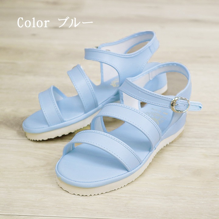 ナースサンダル マリアンヌ no.39 no.39 履きやすい ナース エステ 受付 事務 サンダル 疲れにくい 日本製 履きやすいサンダル ナーズシューズ白