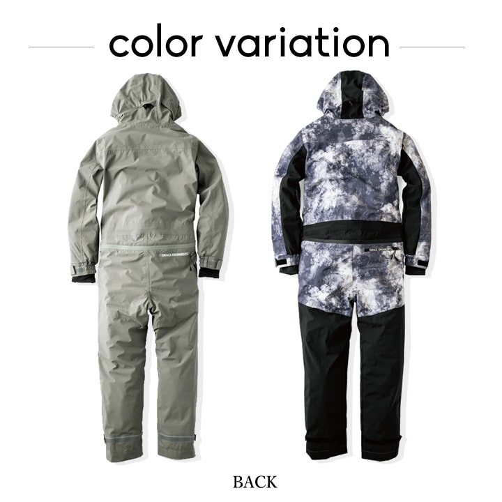 防寒ツナギ 防水 GRACE BACK エディション グレースエンジニアーズ GE