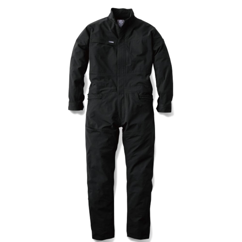 カナダ製 MERCURY RACING つなぎ 刺繍 ジャンプスーツ 黒 L 長袖つなぎ GRACE BACK エディション グレースエンジニアーズ GE