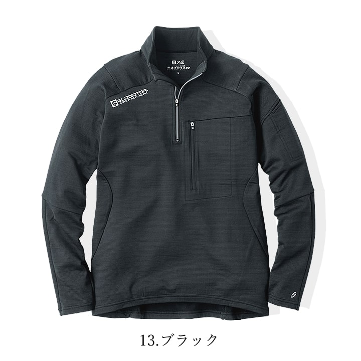 CRAFT WARM HALF POLO メンズウインターインナー CRAFT WARM HALF POLO メンズウインターインナー