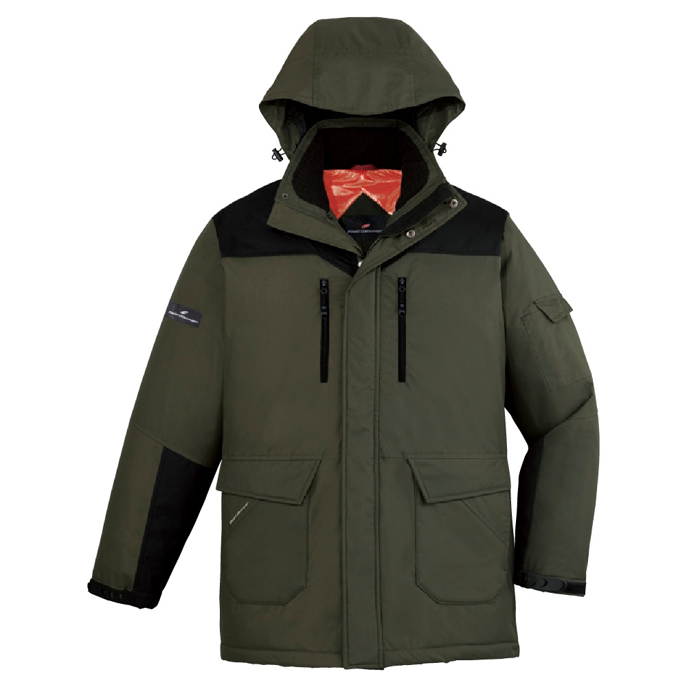 防寒コート フード付き 自重堂 48493 反射 防寒着 防寒服 作業服 作業着