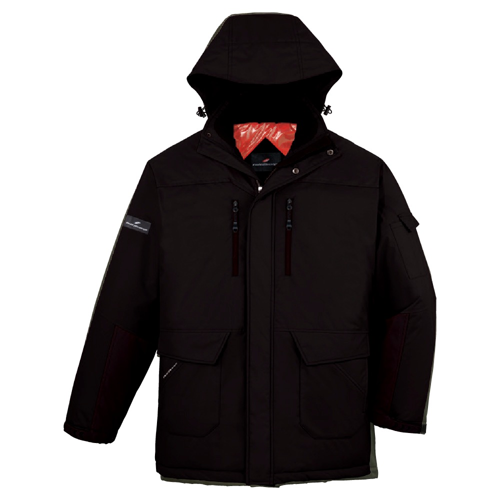 防寒コート フード付き 自重堂 48493 反射 防寒着 防寒服 作業服 作業着