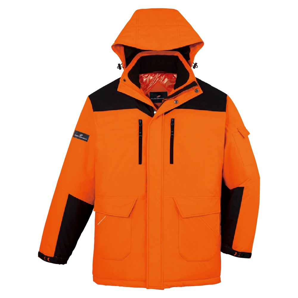 防寒コート フード付き 自重堂 48493 反射 防寒着 防寒服 作業服 作業着