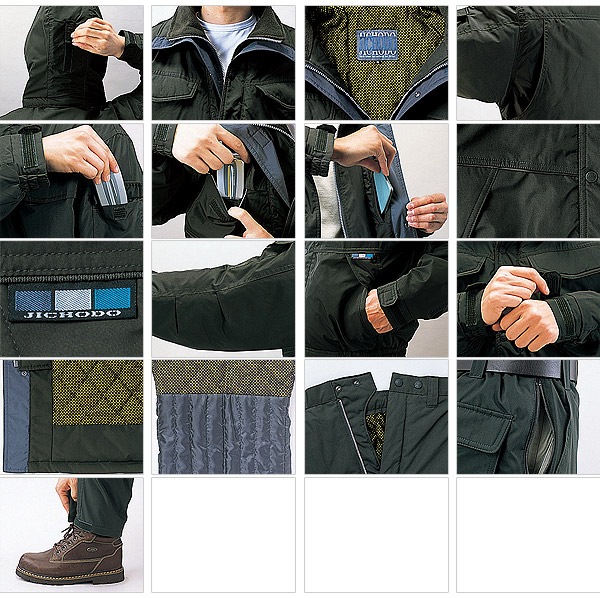 【送料無料】自重堂 防寒コート 48173 防寒着 防寒服 透湿性 作業服 作業着 フード付 透湿撥水 48170シリーズ