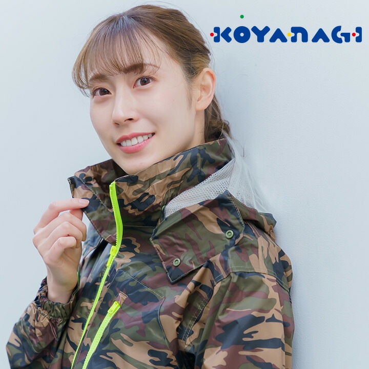 レインスーツ 合羽 上下セット レインウエア 雨具 迷彩柄レインウェア