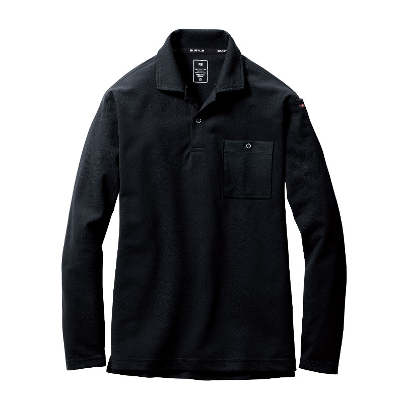 バートル 長袖ポロシャツ 665 鹿の子 男女兼用 吸汗速乾 ストレッチ 消臭 作業着 作業服 BURTLE