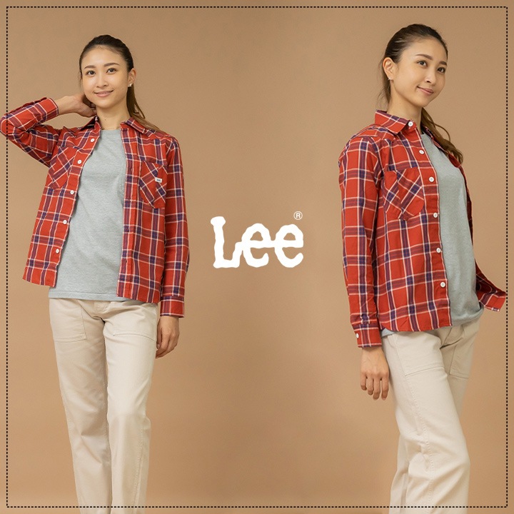 HECT】Big W-pocket Draw Cord Seersucker Check S/S Shirt