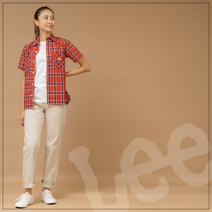 FACE MIX フェイスミックス Lee レディース ウエスタンヨーク柄 チェック半袖シャツ リー Sサイズ Mサイズ Lサイズ XLサイズ lcs43008 宅配のみ 楽天市場】FACE MIX フェイスミックス Lee レディース