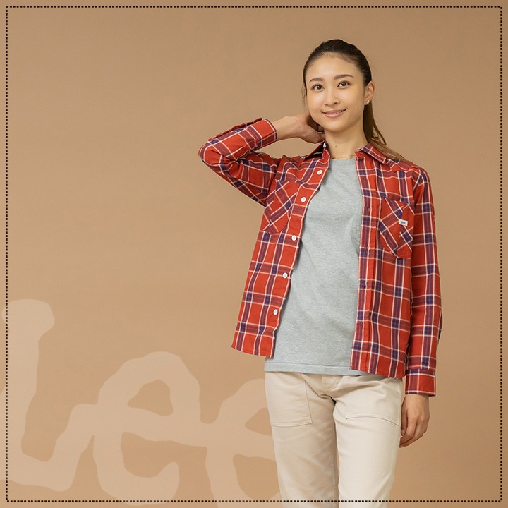 Lee Tシャツ 半袖シャツ 綿100％ 七分袖Tシャツ 男女兼用 飲食店