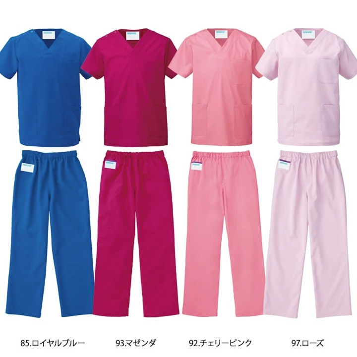 小春日和様　セット スクラブ 上下セット 医療 人気 カゼン KAZEN 白衣 医療用 133 155