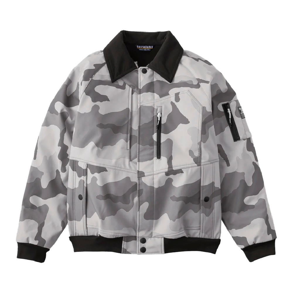 【寅壱】パイロットジャンパー ドカジャン 作業服 裏ボアジャケット レオパード 寅壱 パイロットジャンパー ドカジャン 2803-124 ジャケット 裏