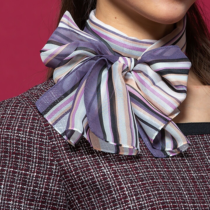 スカーフ リボンタイ op99 ワンタッチタイ アンジョア enjoie おしゃれ 事務服 制服 レストラン ホテル オフィス レディース ユニフォーム アクセサリー【メール便送料無料】