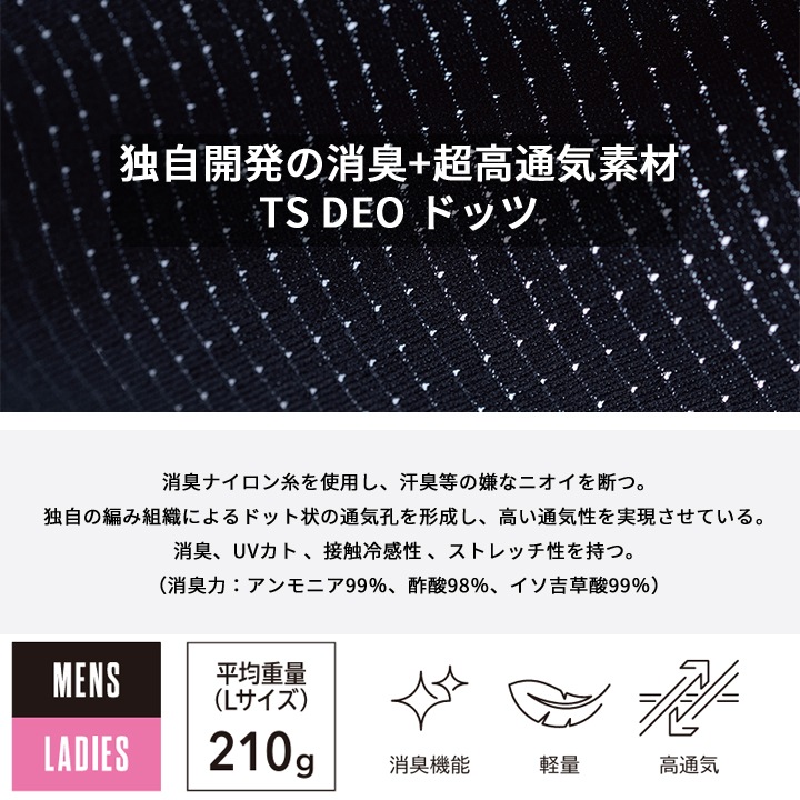 即日発送】TSデザイン ニッカーズ 2026 ハーフジップシャツ 85655 半袖