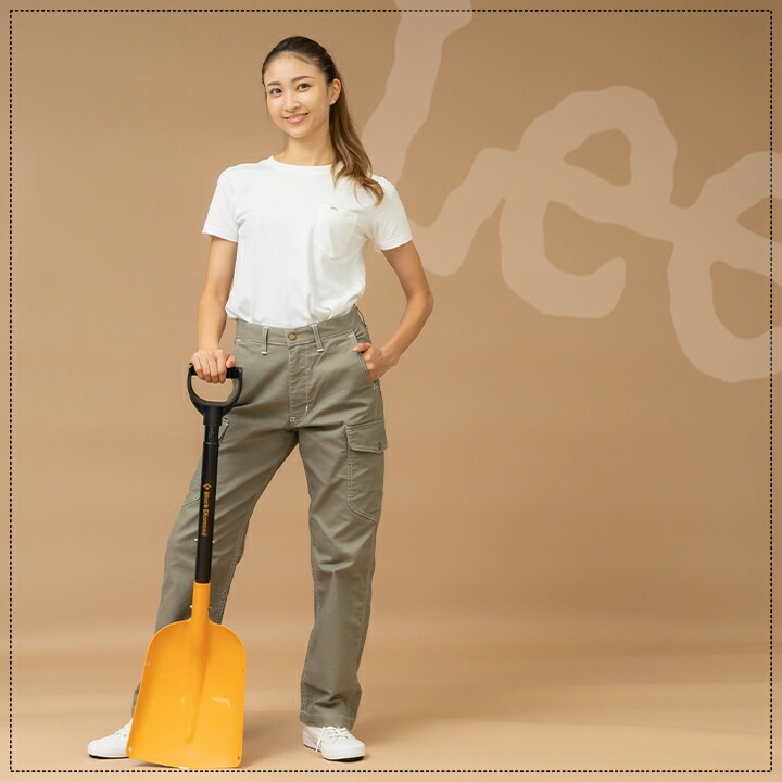 Lee カーゴパンツ 作業服 レディース ストレッチ 飲食店 サービス業 ユニフォーム カフェ 制服 作業着 ズボン LWP63004 ボンマックス