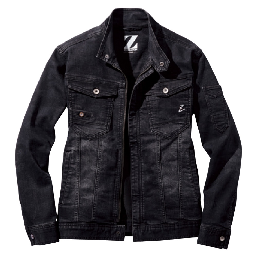 作業着 デニム Z-DRAGON デニムジャケット ストレッチジャンパー 71600