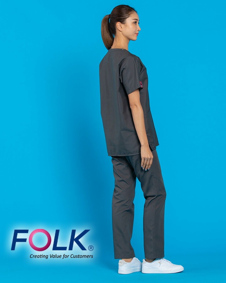 フォーク スクラブパンツ 医療 白衣FOLK 6012SC PANTONE. 女性用