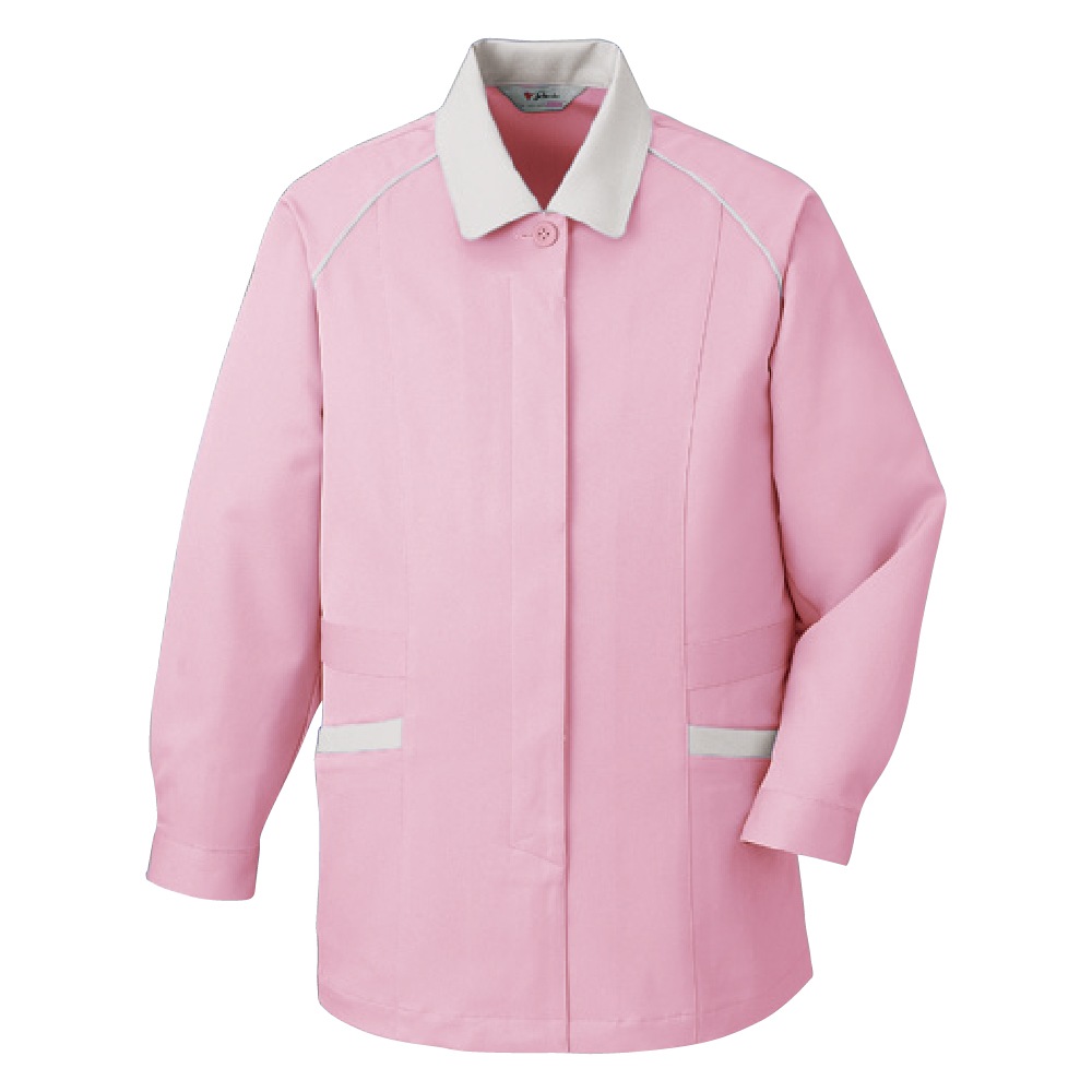 【新品】自重堂の静電作業服 長袖スモックS～5L 10着セット ピンク 自重堂 作業服 長袖スモック 女性用 833 秋冬用 レディース : 作業服