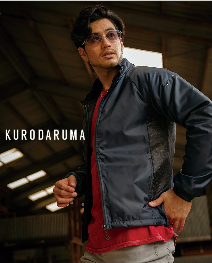 新品　モラビトスペル　和紙混素材の夏ジャケット　サイズ４０　¥75900 防寒着 軽量 防寒ジャンバー 54371 クロダルマ 秋冬 保温 反射