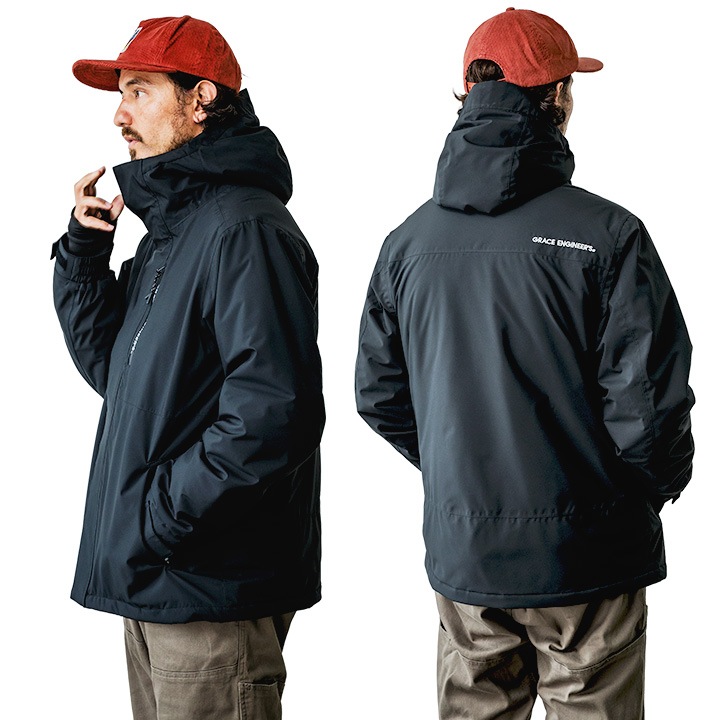 防寒着 グレースエンジニアーズ ブリザードシェルジャケット 2025AW