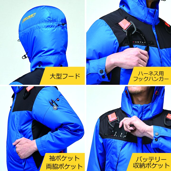 【即日発送】バートル 2026年 空調 エアークラフト ローバック 半袖ブルゾン AC1196 服のみ ファン対応 男女兼用 ローバックファン ジャケット 熱中症対策 軽量 遮熱 撥水加工 アウトドア スポーツ 作業着 作業服 電動ファン対応作業服