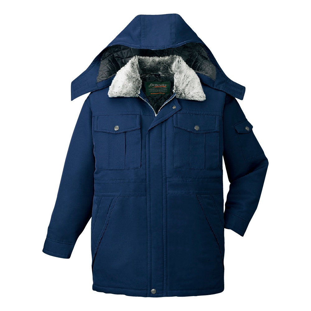 【送料無料】自重堂 フード付エコ防寒コート 48273 防寒服 防寒着 作業服 作業着 48270シリーズ