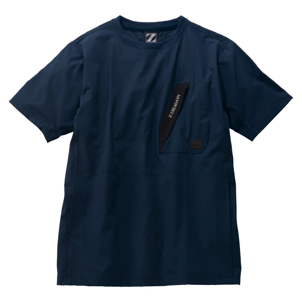 Z-DRAGON 半袖 Tシャツ ひんやり 冷感 ストレッチ 半袖シャツ 75184 春