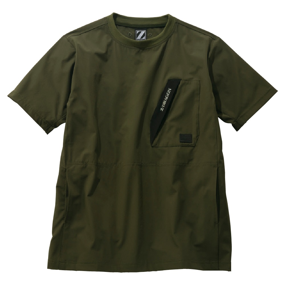 Z-DRAGON 半袖 Tシャツ ひんやり 冷感 ストレッチ 半袖シャツ 75184 春