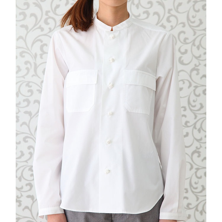 コートシャツ RH6696 HAKUI セブンユニフォーム コックシャツ 長袖