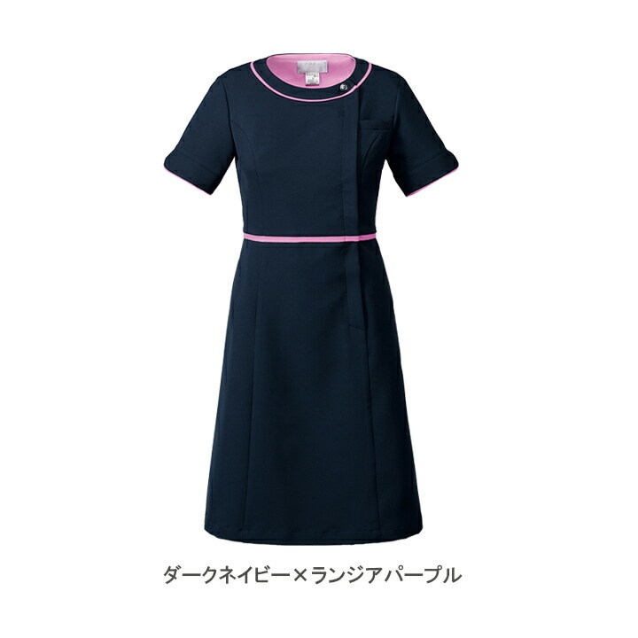ワンピース フォーク FOLK 3019sc 事務 エステ服 ユニフォーム エステ