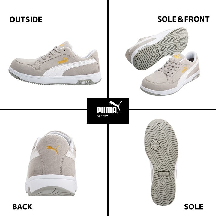【即日発送】安全靴 プーマ PUMA セーフティーシューズ ローカット ヘリテイジ エアツイスト2.0 HERITAGE Airwist2.0 JSAA A種 静電 衝撃吸収 作業用 作業靴 紐タイプ かっこいい PUMA