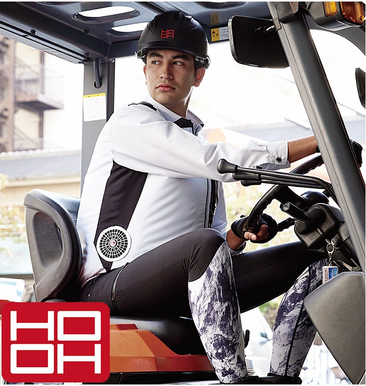 即日発送】サイドファン 長袖ジャケット 空調作業服 V6612 服のみ 快適