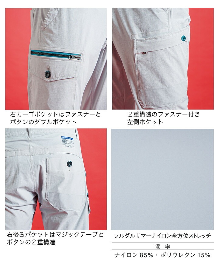 Y's クレープデシン ロールアップ カーゴパンツ 02(S) RED ファッション通販 ファッション Y's クレープデシン ロール