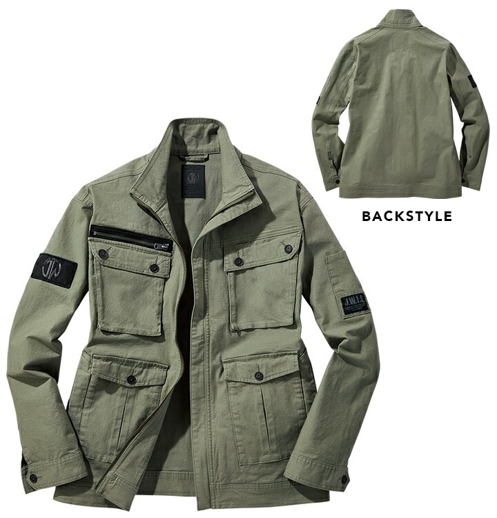 ストレッチジャンパー 長袖ジャケット ジャウィン 53500 秋冬 男女兼用