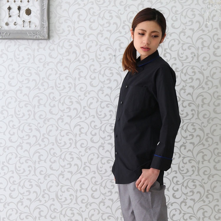 シャツ RH6762 HAKUI セブンユニフォーム コックシャツ 長袖 カフェ