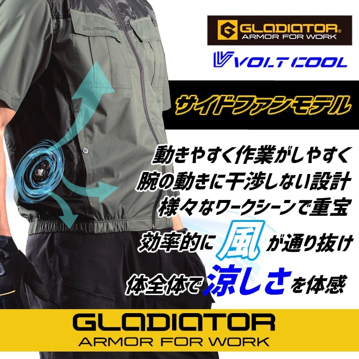 即日発送】グラディエーター 空調 ペルチェセット（ウェア+