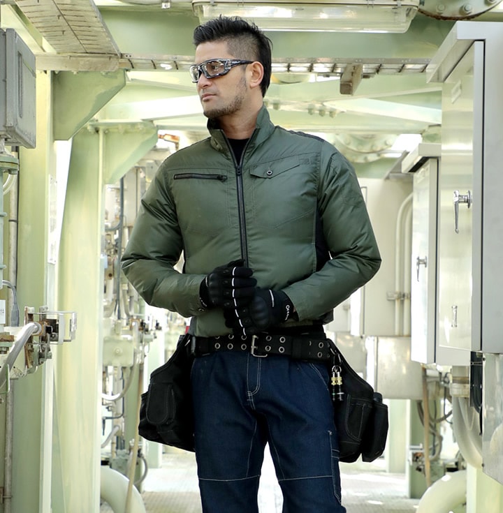 空調服 ジャケット【服のみ】 WZミニリップ HOP SCOT 9109 男女兼用