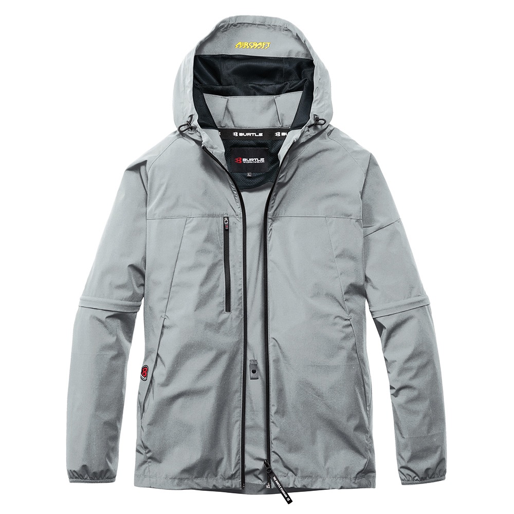 バートル　セット　ファンバッテリー空調服　AC10　AC2121　シルバー　XL 即日発送】【アーバンブラックファン】バートル 空調服 セット 長袖