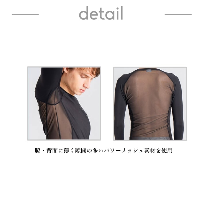 【即日発送】アイズフロンティア インナーシャツ 218 長袖 メッシュ 冷感 遮熱 クール 吸水速乾 UVカット コンプレッション 熱中症対策 春夏 ストレッチ 作業服 作業着【送料無料】